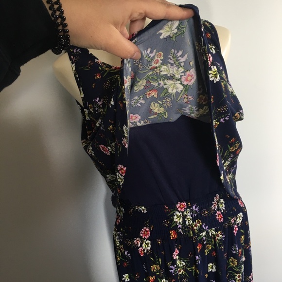Robert Louis Navy Blue Floral Maxi Dress - Picture 4 of 10
